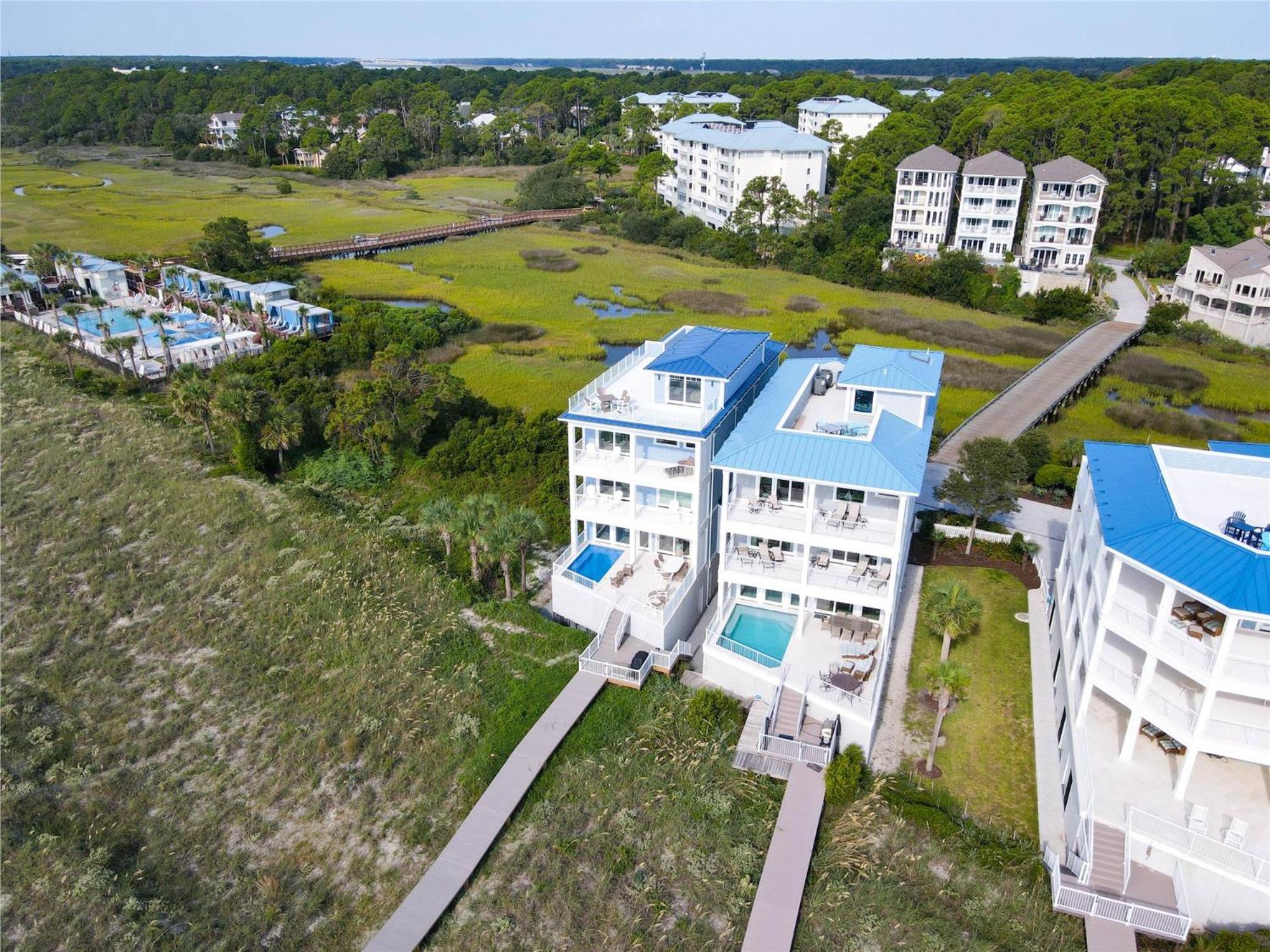 8 Terra Bella Trace- Oceanfront, 6 Primary Rooms, Pool, Roof Top, Free Activities Included Hilton Head Island Esterno foto